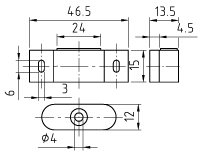 Schizzo Magnetic catch w.counter pl