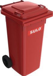 Articolo immagine Müllgroßbehälter 120l HDPE rot fahrbar,n