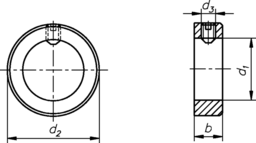 Esquisse Bague de réglage Forme A +GW StahlFT 553