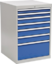 Artikelbild Schubladenschrank H1019xB705xT736mm grau