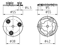 Sketch table leg connector