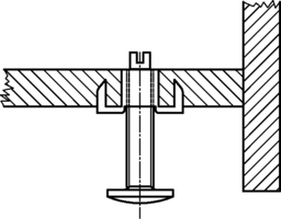 Anwendungsbild Einschlagmuttern mit 4 Einschlagspitzen