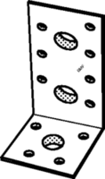 Skizze 2 SIMPSON Winkelverbinder AE 48