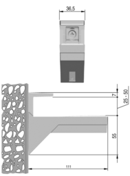 Sketch shelf door CALABRONE Maxi