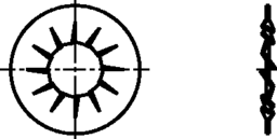 Schizzo 2 fan screw Form J DIN 6798