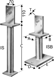 Sketch Column base PIS SIMPSON