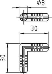 Schizzo corner dowel