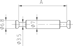Schizzo Center wall bolt or ring