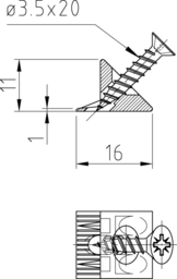 Schizzo Stabilizer f.drawers