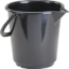Articolo immagine Eimer 10,5l HD-Polyethylen schwarz Kunst