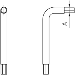 Schizzo Disposable key 6KT round L