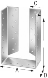 Schizzo Joist hanger BSDI SIMPSON